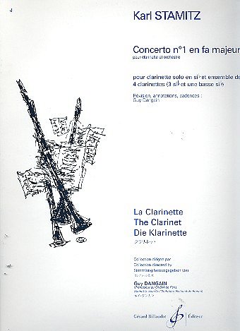 C. Stamitz: Concerto Nø1 En Fa Majeur 4 Clarinettes