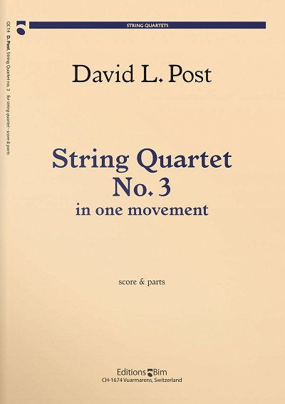 D. Post: String Quartet No. 3, 2VlVaVc (Pa+St)