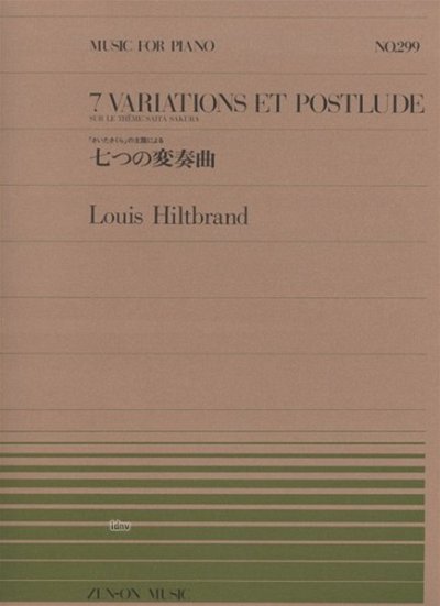 H. Louis: 7 Variations et Postlude 299, Klav