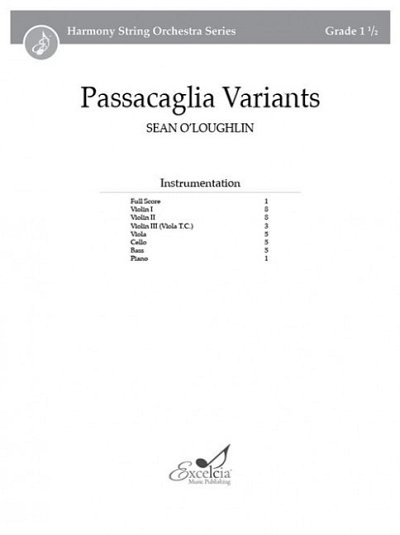 S. O'Loughlin: Passacaglia Variants