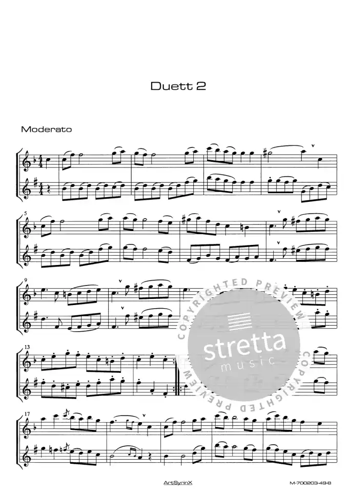 F. Devienne: 6 Kleine Duette Op 82 (2)