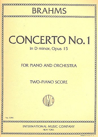 J. Brahms: Concerto N. 1 Re M. Op. 15 (Originale), 2Klav
