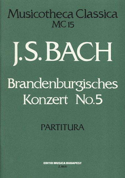J.S. Bach: Brandenburgisches Konzert Nr. 5, Kamo (Part.)