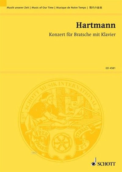 K.A. Hartmann: Konzert für Bratsche mit Klavier  (Stp)
