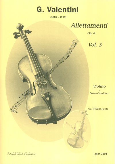 G. Valentini: Allettamenti 3 Op.8 (Bu)