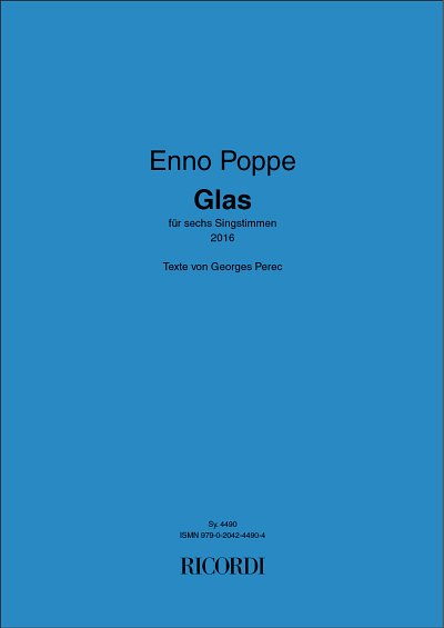 E. Poppe: Glas (Part.)