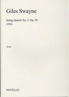 G. Swayne: String Quartet No.3 Op.59, 2VlVaVc (Part.)