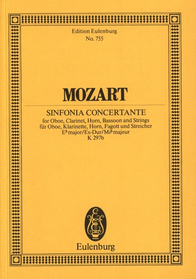 W.A. Mozart: Sinfonia Concertante Es-Dur Kv 297b Eulenburg S