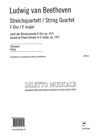 L. v. Beethoven: Quartett F-Dur Op 14/1