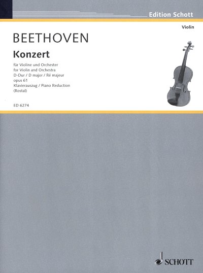 L. v. Beethoven: Konzert D-Dur op. 61 , VlOrch (KASt)