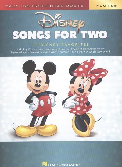 M. Phillips: Disney Songs for Two, 2Fl (Sppa)
