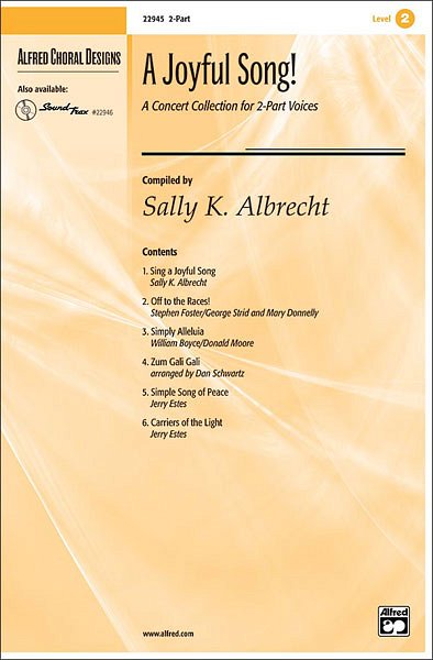 S.K. Albrecht: A Joyful Song: Concert Collection fo, Ch2Klav