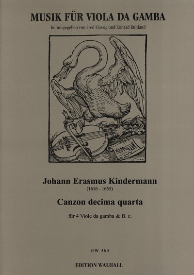 J.E. Kindermann: Canzon 14 Musik Fuer Viola Da Gamba