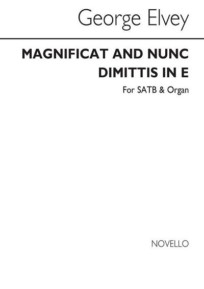 Magnificat And Nunc Dimittis In E, GchOrg (Chpa)