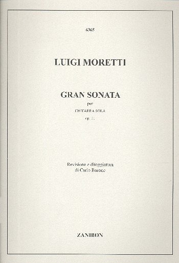 Gran Sonata Op. 11 (Barone)  (Part.)