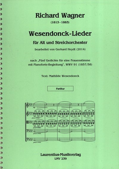R. Wagner: Wesendonck-Lieder, GesAStro (Part.)