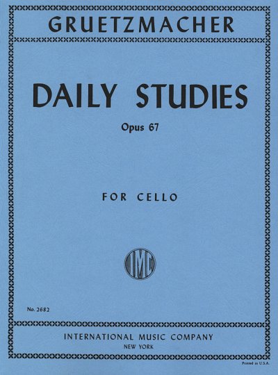 F. Grützmacher: Esercizi Giornalieri Op. 67 (Lyman), Vc
