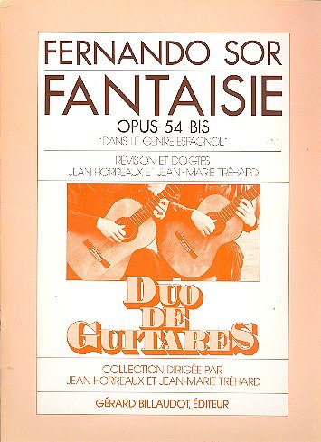F. Sor: Fantaisie Opus 54 Bis - Dans Le Genre E, 2Git (Sppa)