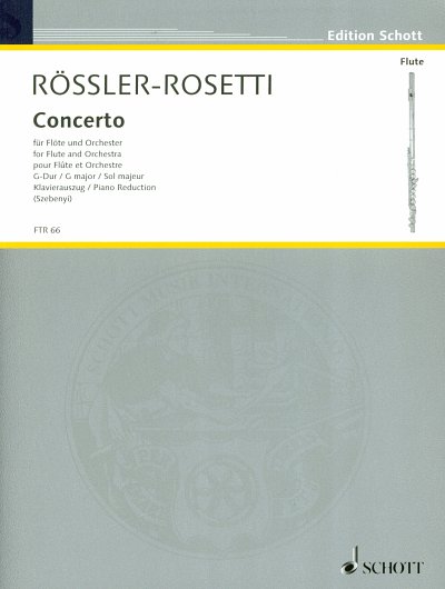 A. Rosetti: Concerto G-Dur op. 14, FlKlav (KlavpaSt)