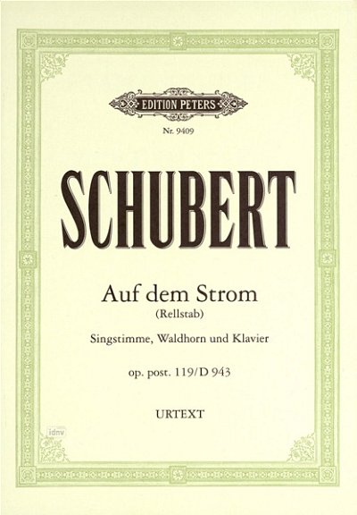 F. Schubert: Auf dem Strom op. psth. , GesHrnKlav (KlavpaSt)