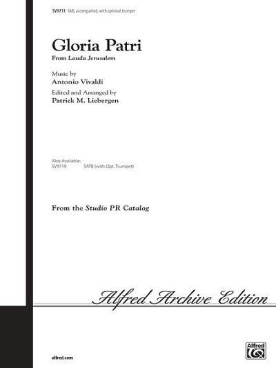 A. Vivaldi: Gloria Patri from Lauda Jerusal, Gch3;Klv (Chpa)