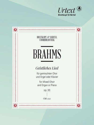 J. Brahms: Geistliches Lied op. 30, GchKlav/Org (Part)