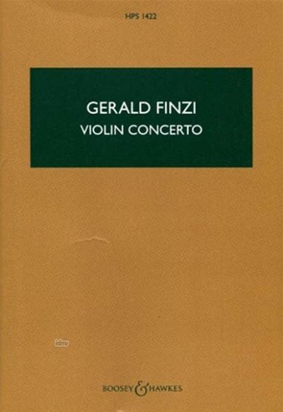 G. Finzi: Violin Concerto, VlOrch (Stp)