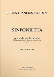 J.-F. Zbinden: Sinfonietta op. 81, Kamo (Part.)
