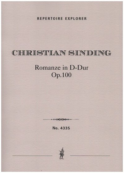Romanze in D-Dur op.100, VlOrch (Part.)