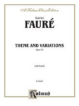 G. Fauré m fl.: Fauré: Theme and Variations, Op. 73