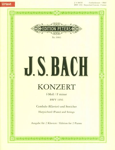 J.S. Bach: Konzert f-Moll BWV 1056, CembStro (KA)
