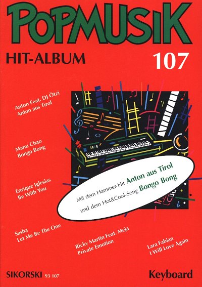 R. Kula: Popmusik Hit-Album 107, Keyb;Ges