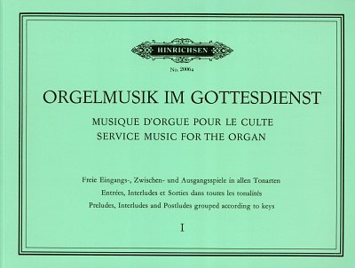 Zürcher Organistenve: Orgelmusik im Gottesdienst 1, Org