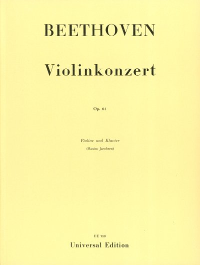 L. v. Beethoven: Violinkonzert op. 61  (KA)