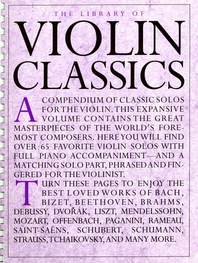 The Library of Violin Classics, VlKlav (KlavpaSt)