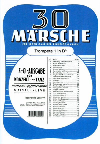 30 Maersche fuer Salonorchester