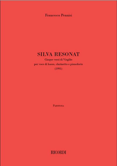 F. Pennisi: Silvia resonat, GesKlarKlav (Part.)