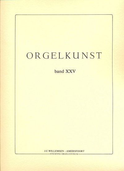 Orgelkunst 25, Org
