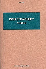 I. Strawinsky: Threni (Stp)