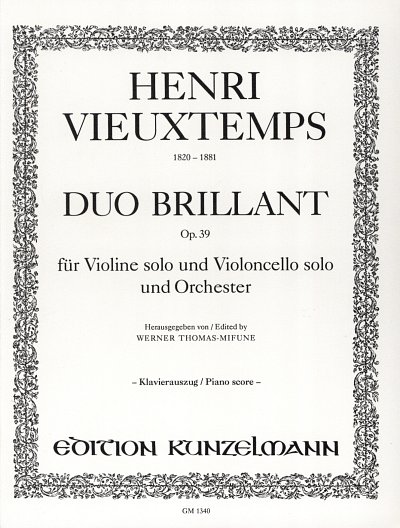 H. Vieuxtemps: Duo brillant op. 39, VlVcKlv (KASt)