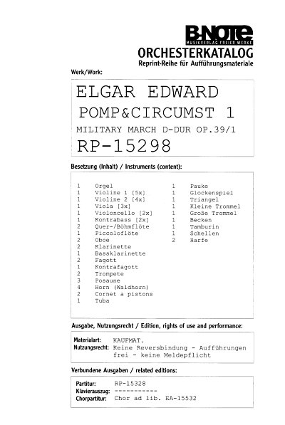 E. Elgar:  (Stsatz)