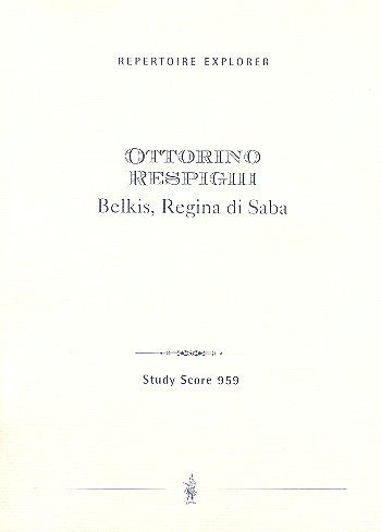 Belkis, Regina di Saba, Sinfo (Stp)