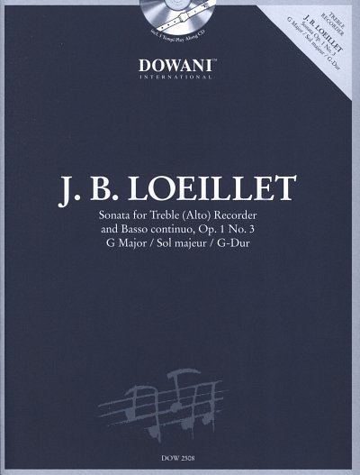 J.-B. Loeillet: Sonate G-Dur op. 1/3, ABlfBc (+CD)