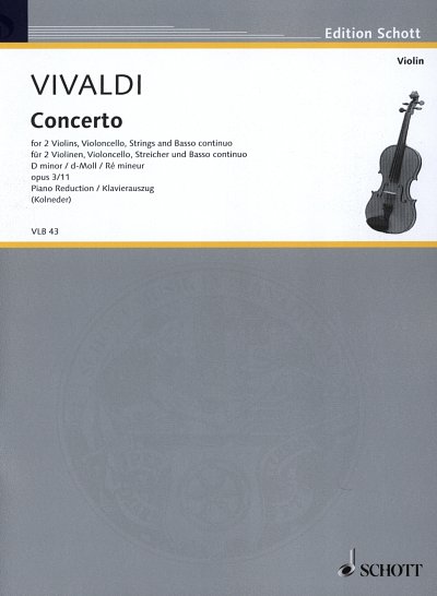 AQ: A. Vivaldi: L'Estro Armonico op. 3/11 RV 565 /  (B-Ware)