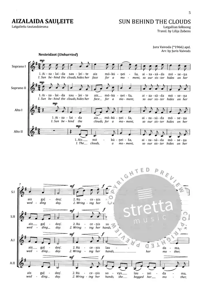 Baltic Songs for Upper Voices 2, FCh (Chb) (1)