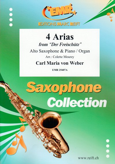 C.M. von Weber: 4 Arias, AsaxKlaOrg