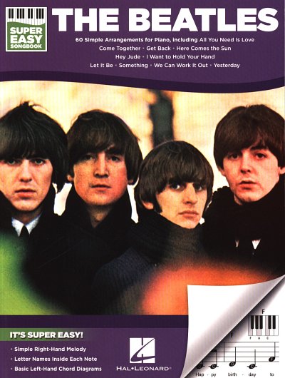 Beatles: The Beatles - Super Easy Songbook, Key/Klav (SB)