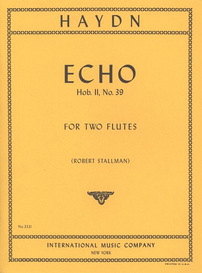 J. Haydn: Echo Hob Ii N. 39, 2Fl (Sppa)