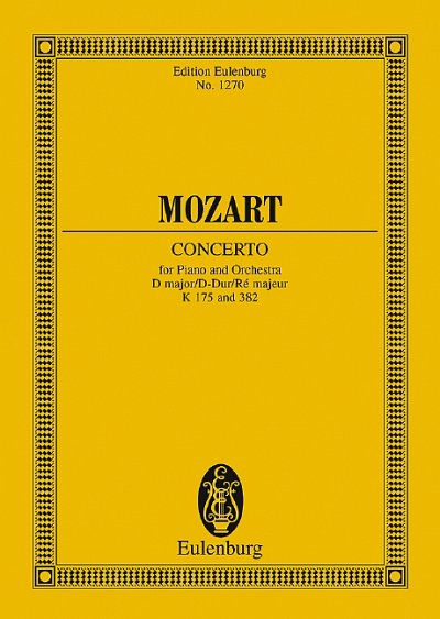 DL: W.A. Mozart: Konzert Nr. 5 D-Dur mit Rondo D, KlavOrch (
