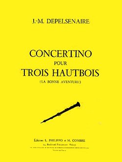 J. Depelsenaire: Concertino pour 3 hautbois et piano (Bu)